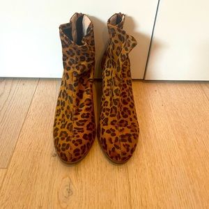 Cheetah booties